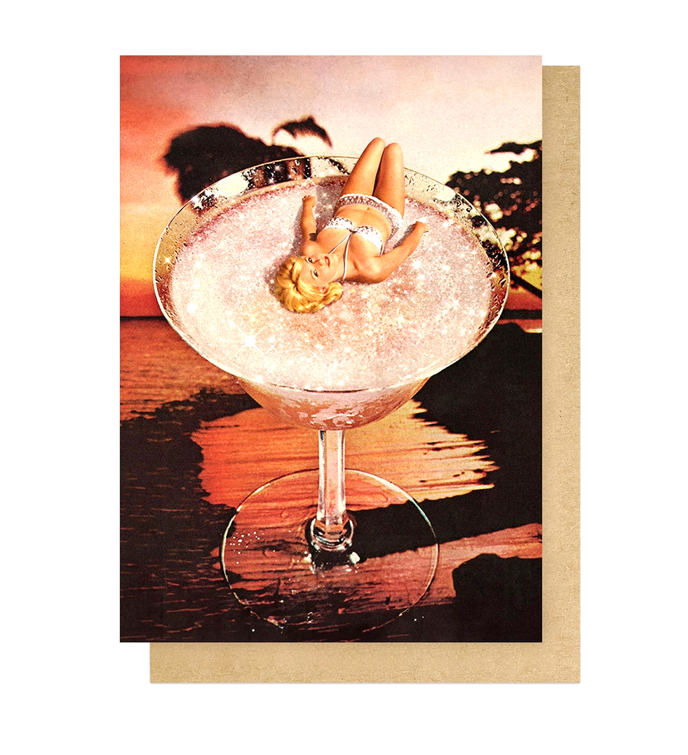 CARTE POSTALE  COCKTAIL 