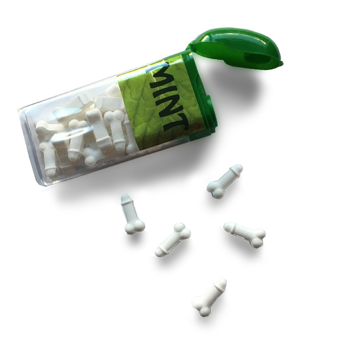 Pastilles « zizi » saveur menthe
