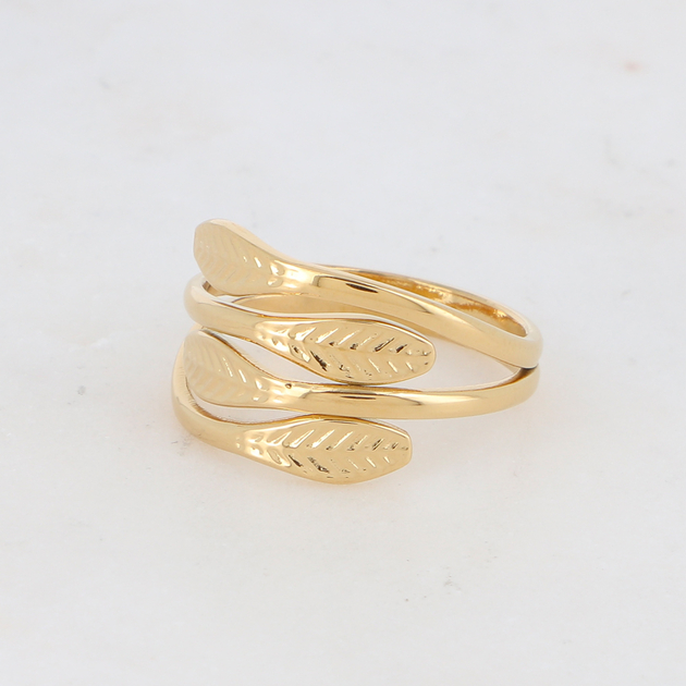 Bague réglable multi-rangs en acier doré * - Bijoux/Bagues - LE ...