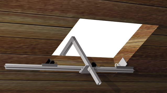 Option pince de serrage pour fenêtre de toit
