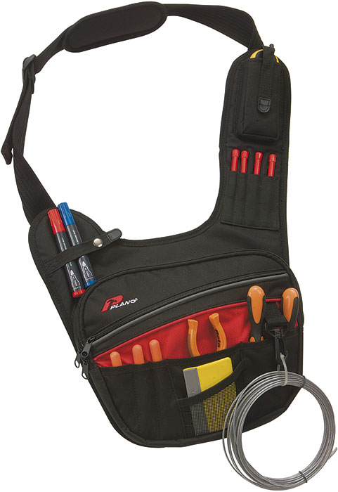 TOOD - TFB 931 - Sac À Outils Avec Fond Rigide Poignée En Métal Et  Compartiments - Bandoulière Réglable - Porte Outils - 40 x22,5 x31cm