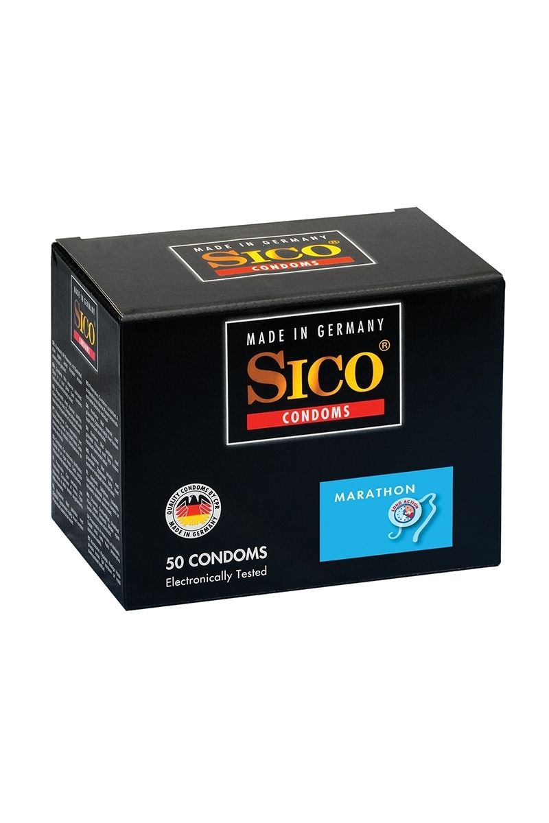 50 préservatifs Sico MARATHON