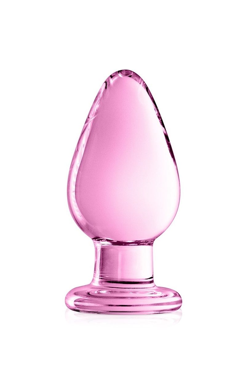 Plug anal verre Glossy Toys n° 25 rose