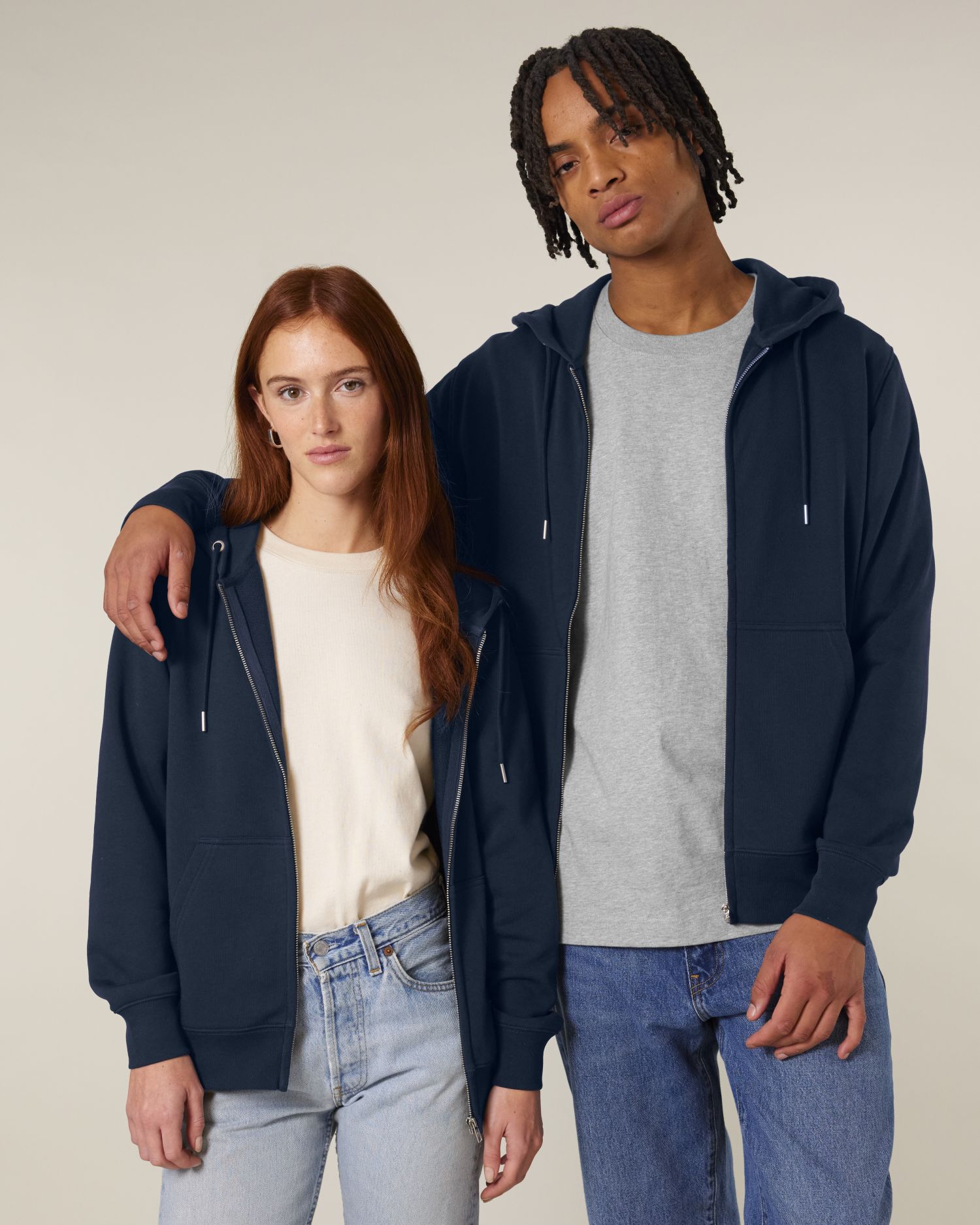 Sweat zippé à capuche bio unisexe Connector 2.0 – Stanley/Stella
