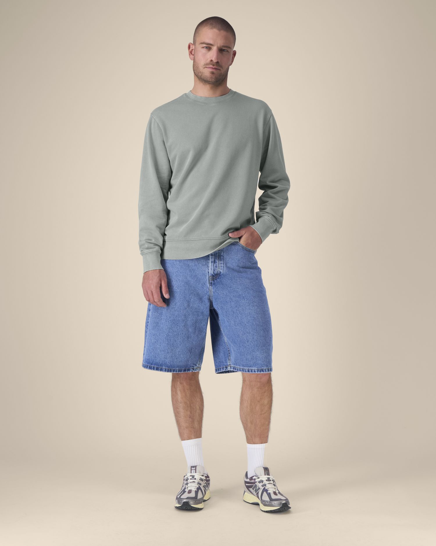 Sweat col rond bio unisexe Matcher Vintage – Stanley/Stella