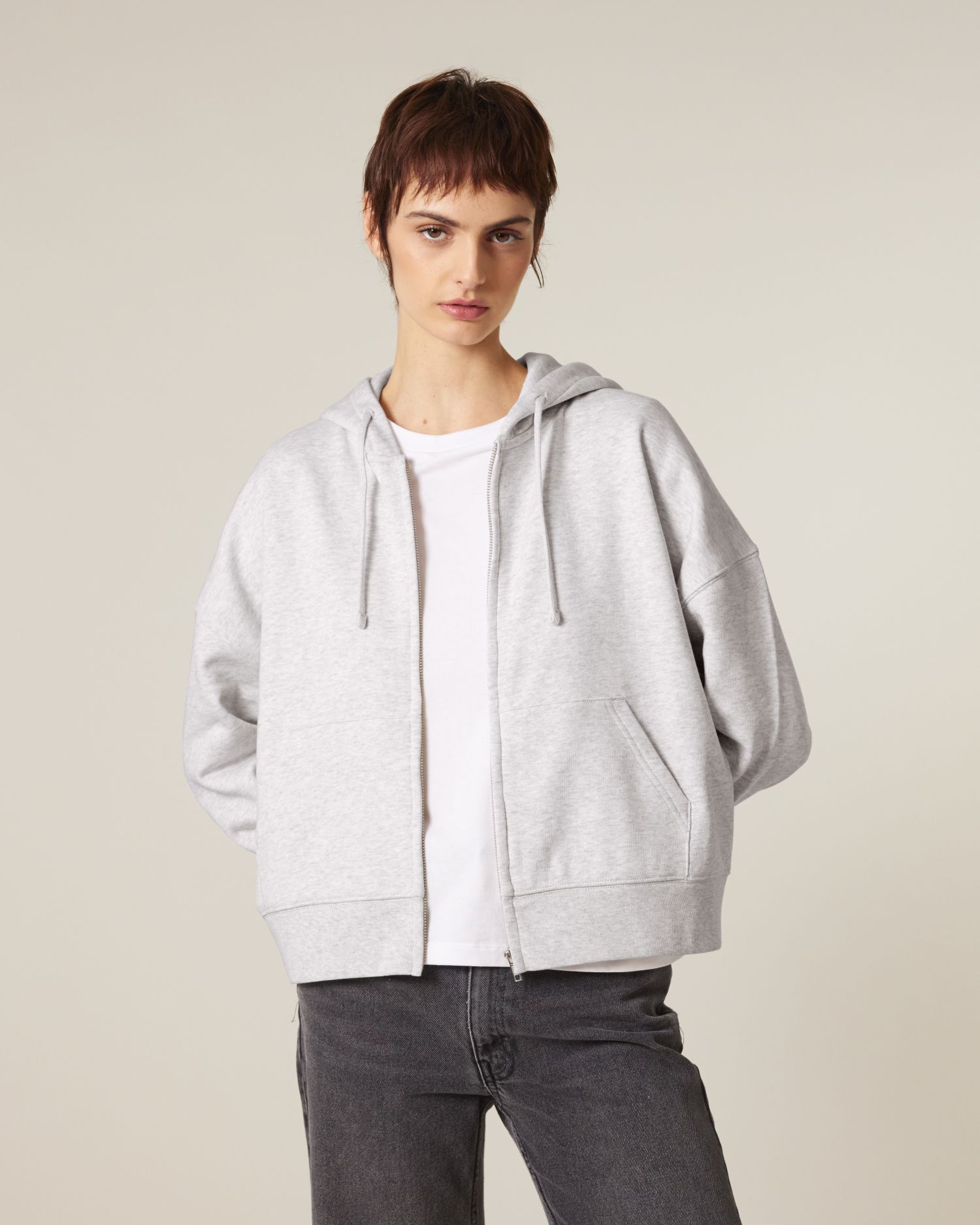 Sweat zippé à capuche bio femme Stella Ida – Stanley/Stella