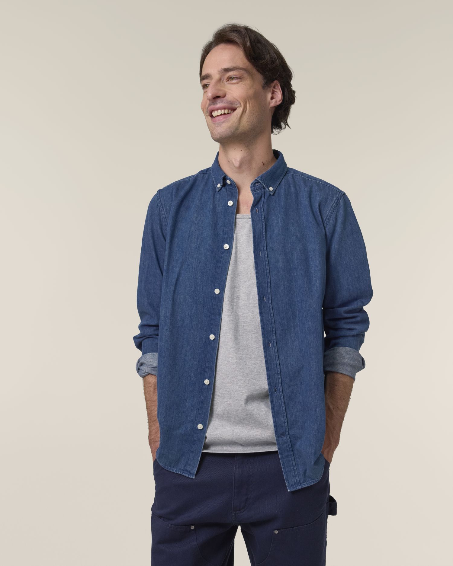 Chemise en jean bio homme Stanley Denim Shirt – Stanley/Stella