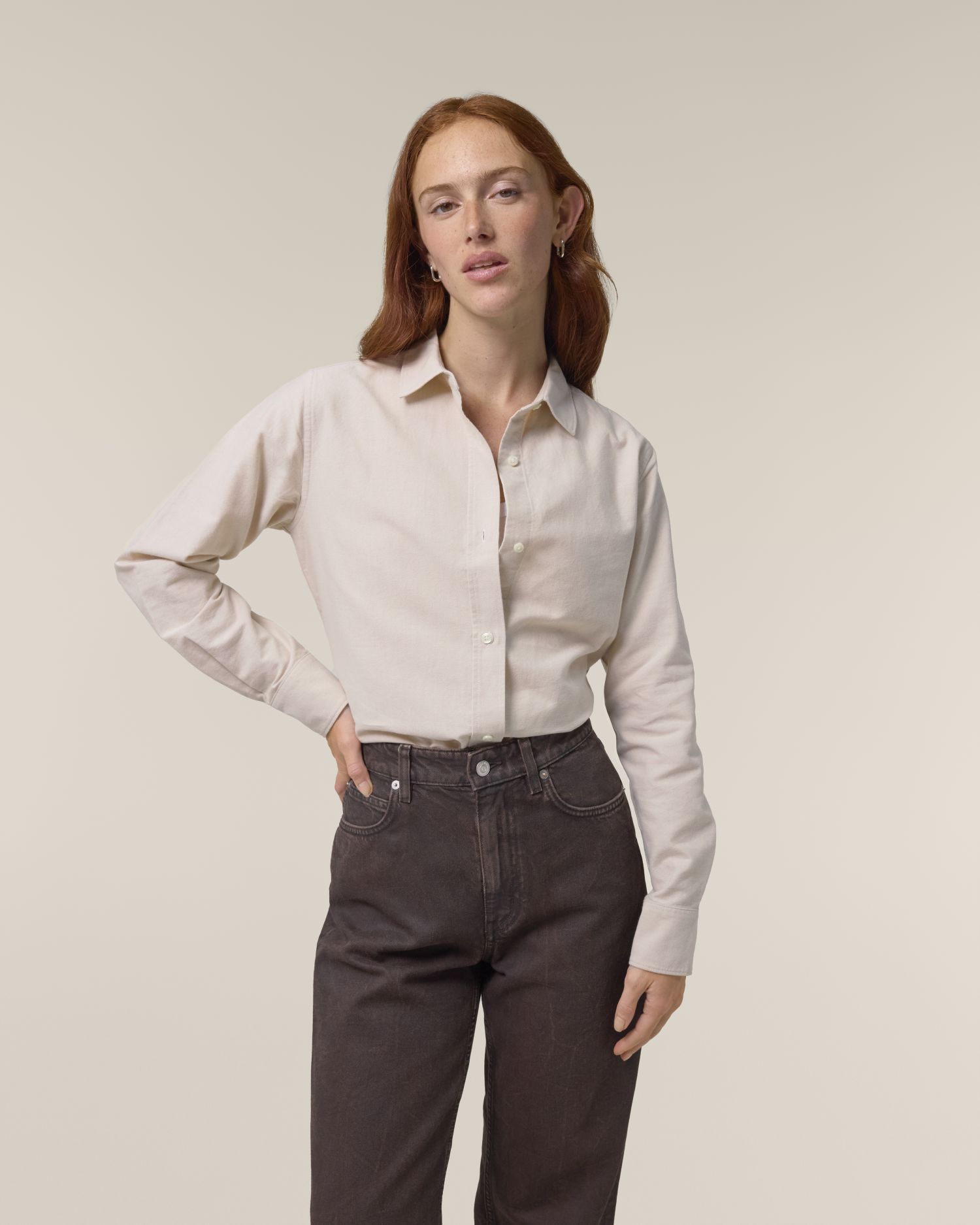Chemise oxford bio femme Stella Oxford Shirt – Stanley/Stella