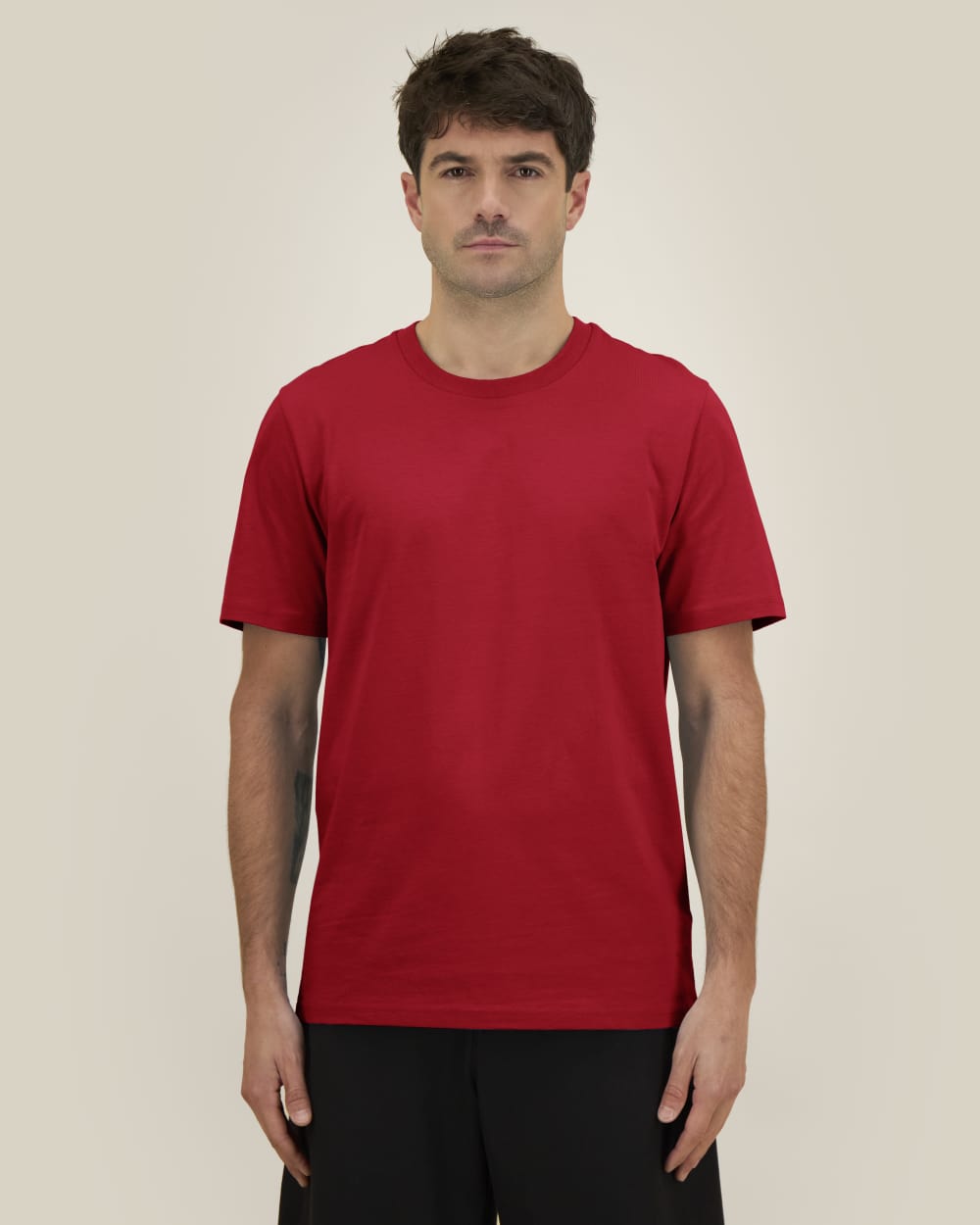 T-shirt bio unisexe Creator 2.0 Stanley/Stella personnalisable, vue portée