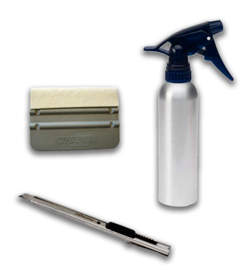 Accessoires pose stickers adhésifs