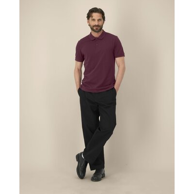Polo bio homme Stanley Coaster Stanley/Stella personnalisable, coloris Prune