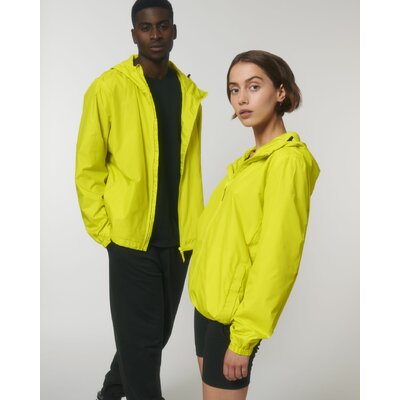 Coupe-vent recyclé unisexe Commuter Stanley/Stella personnalisable, coloris Vert fluo