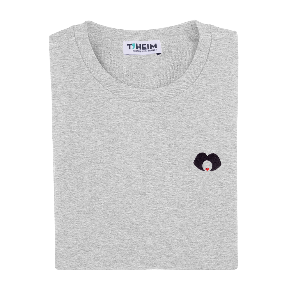 Le T-shirt femme col V brodé alsacienne - FEMME/T-shirts - T'HEIM