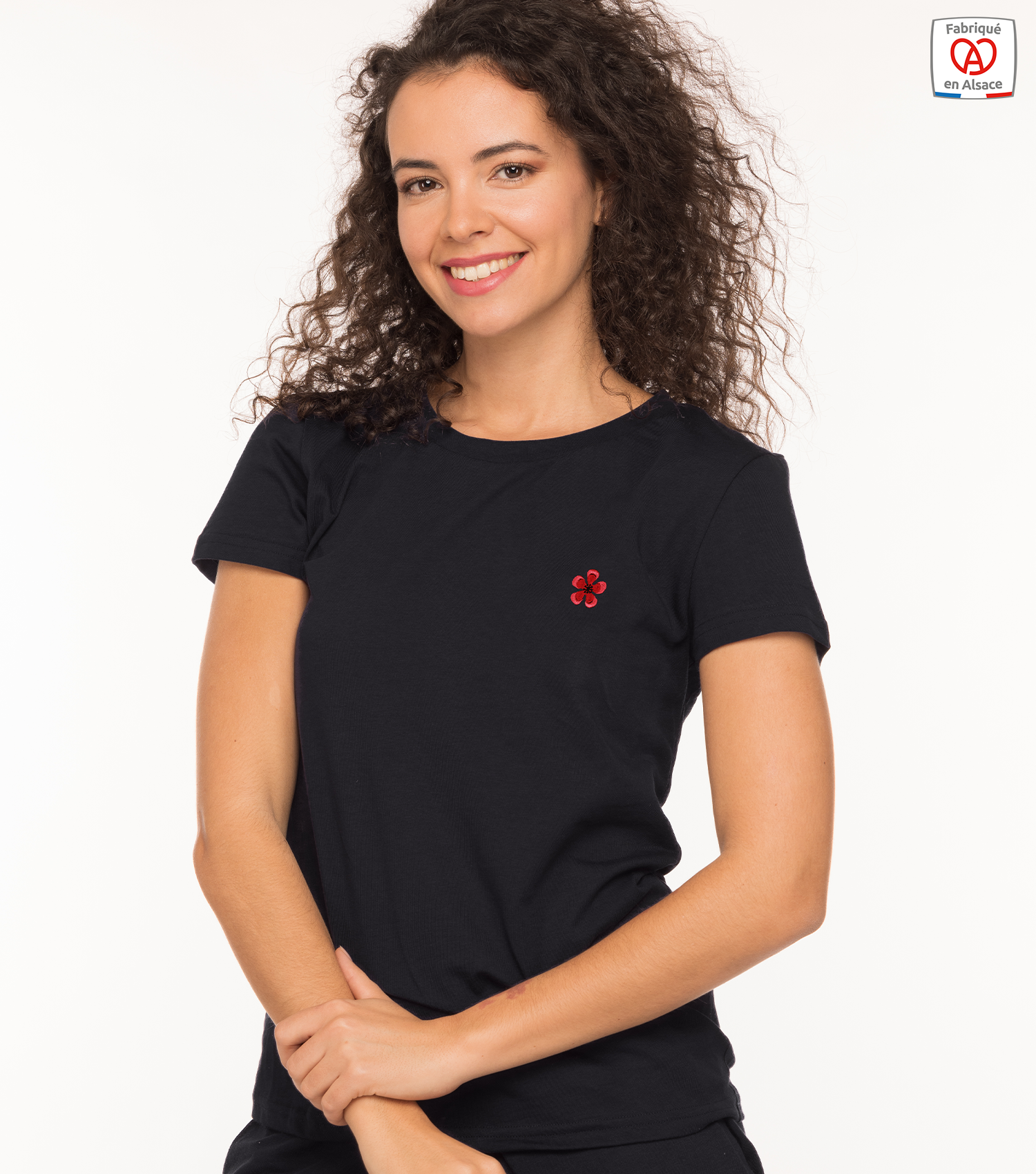 theim-t-shirt-femme-noir-fleur-geranium-made-in-alsace-1500x1700px