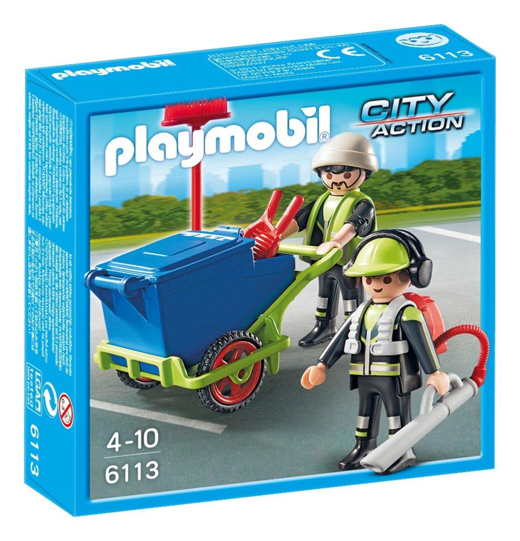 Playmobil - 6113 - Equipe d\'entretien de voirie