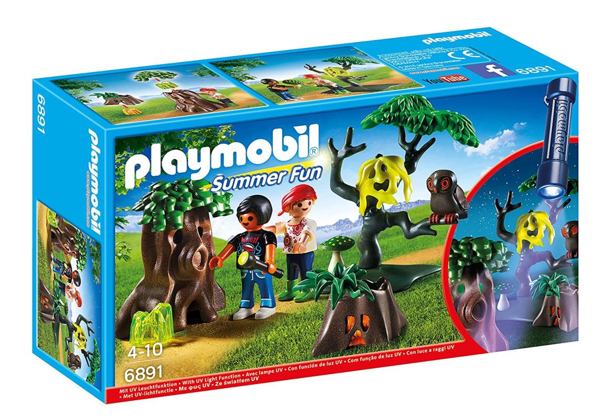 Playmobil - 6891 - Enfants avec végétation et lampe torche