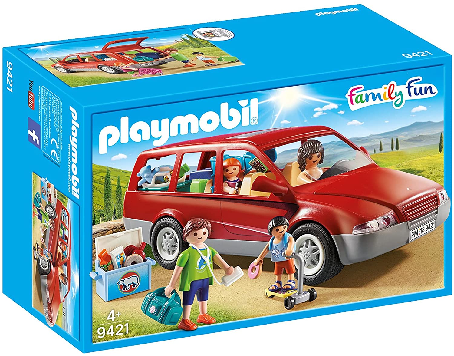 Jouet Playmobil - 9421- Family Fun - Famille avec Voiture 1