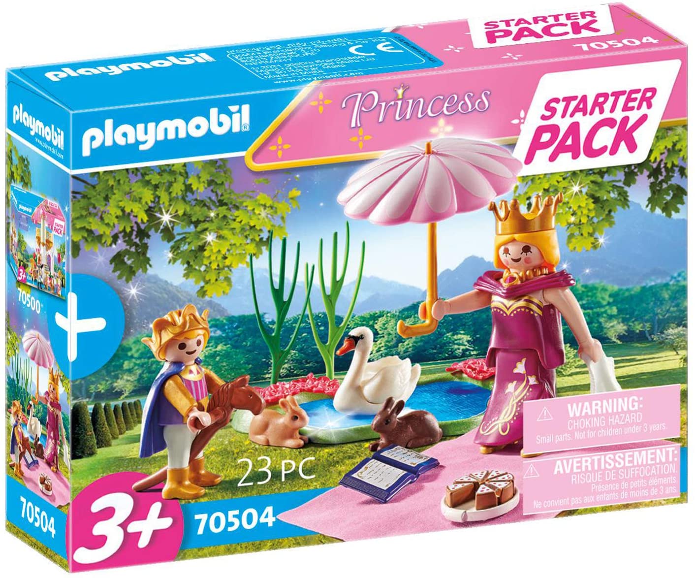 Jouet Playmobil - 70504 - Starter Pack Reine et Enfant