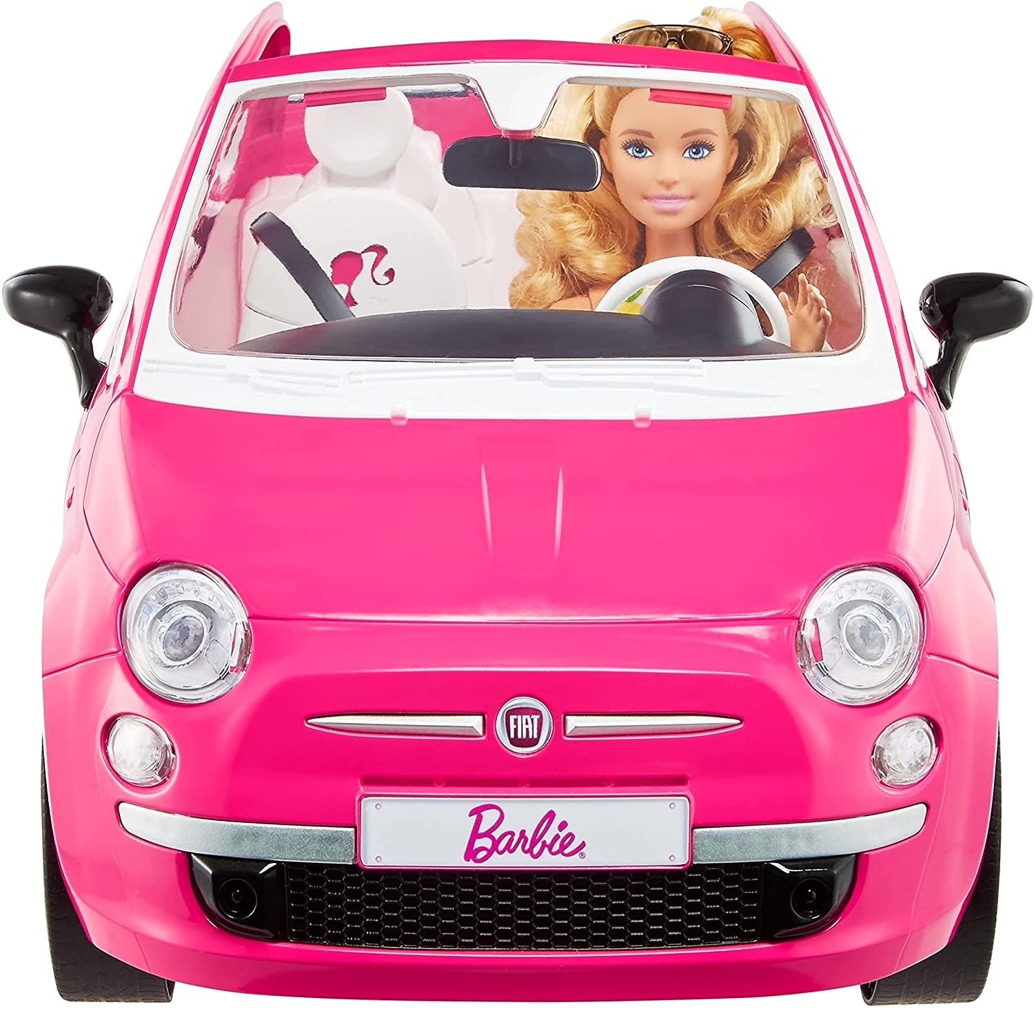 Jouet Mattel - GXR57 - Barbie et sa Voiture Fiat 500 rose 2