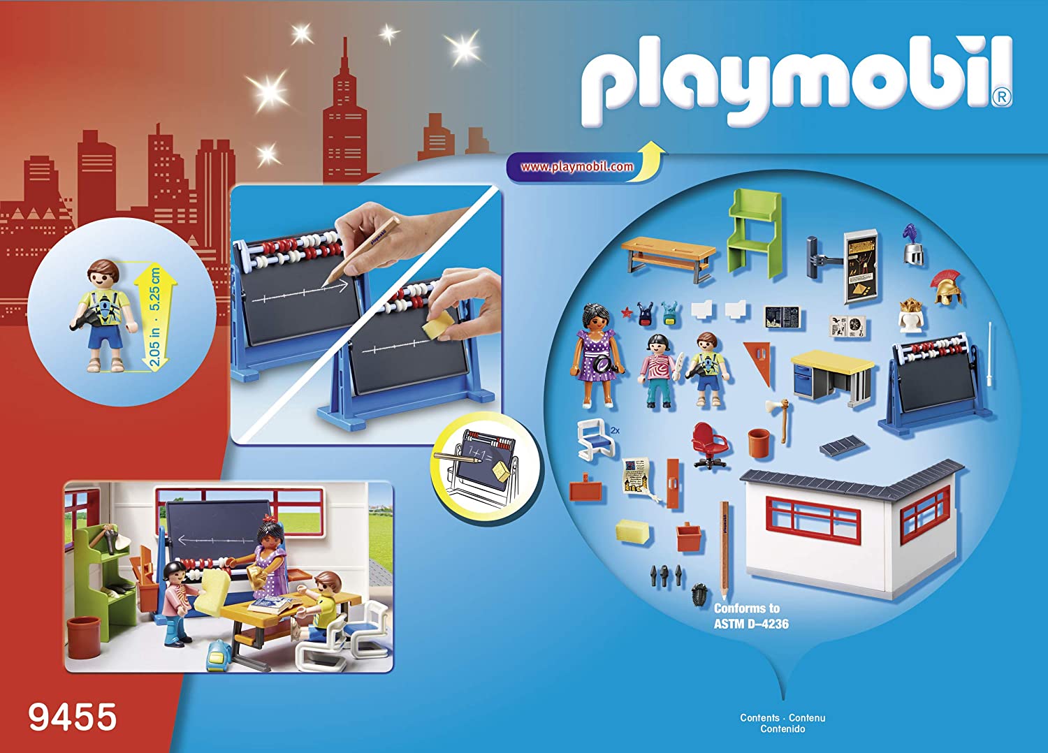 Jouet Playmobil - 9455 - City Life - Classe dHistoire 2