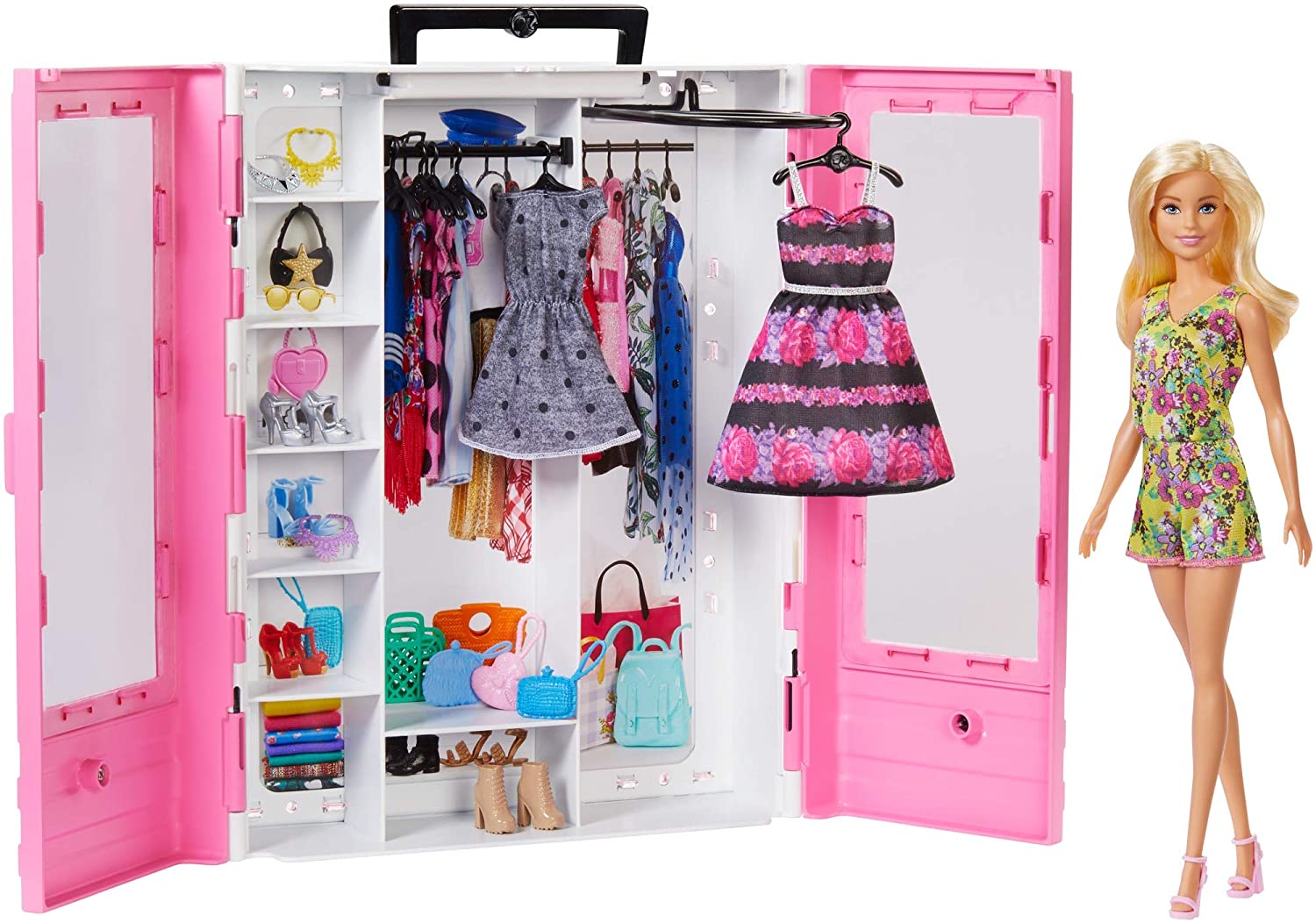 Jouet Mattel - GBK12 - Barbie Fashionistas Le Dressing de Rêve avec poupée transportable 1