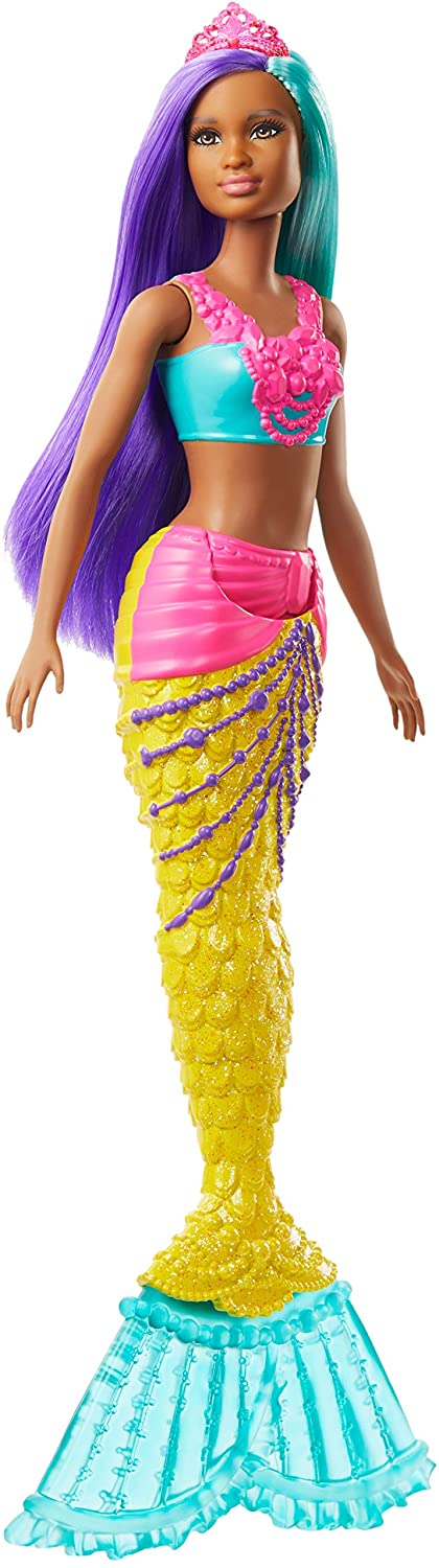 Jouet Mattel - GJK10 - Barbie Dreamtopia Poupée Sirène jaune 2