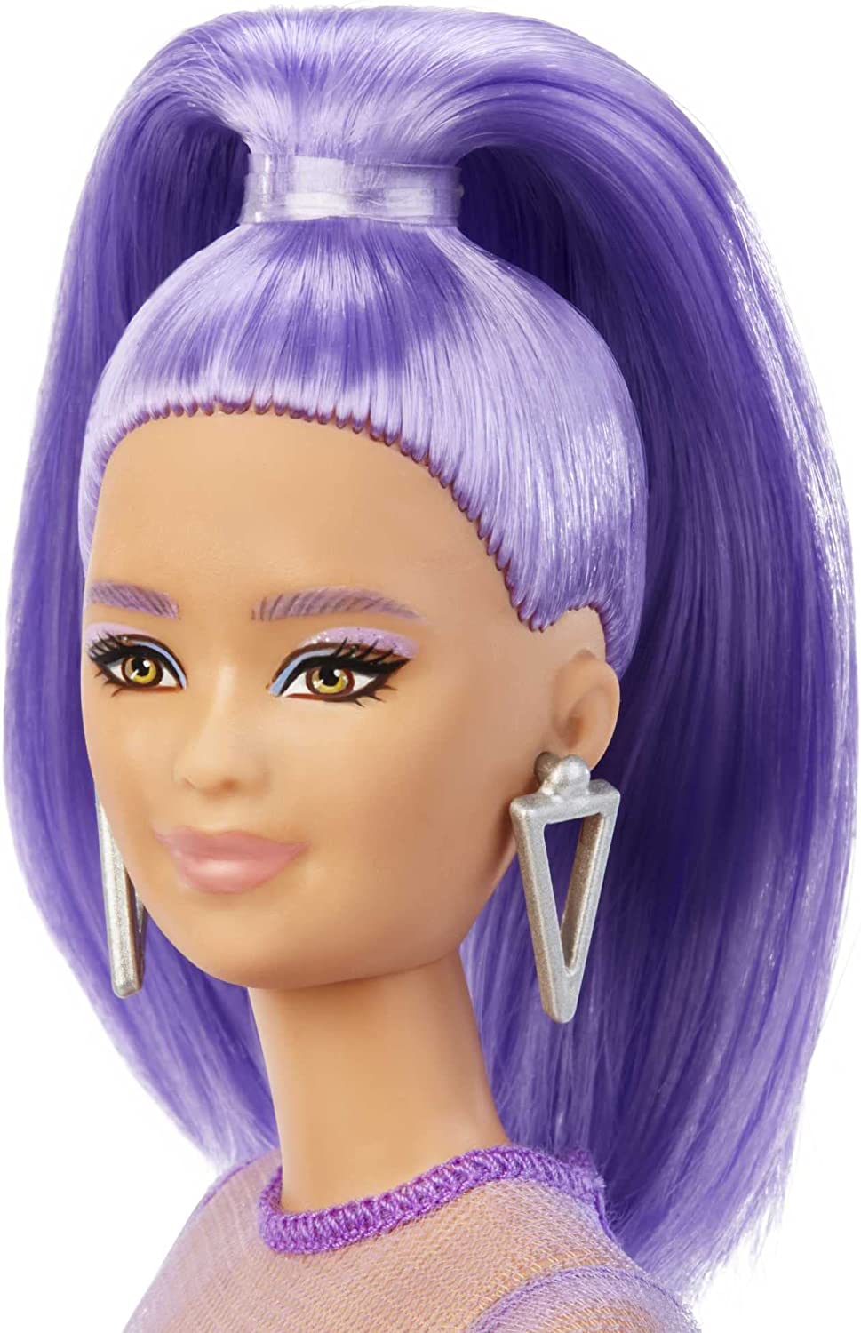 Jouet Mattel - HBV12 - Barbie Fashionistas Poupée Mannequin cheveux violets 3