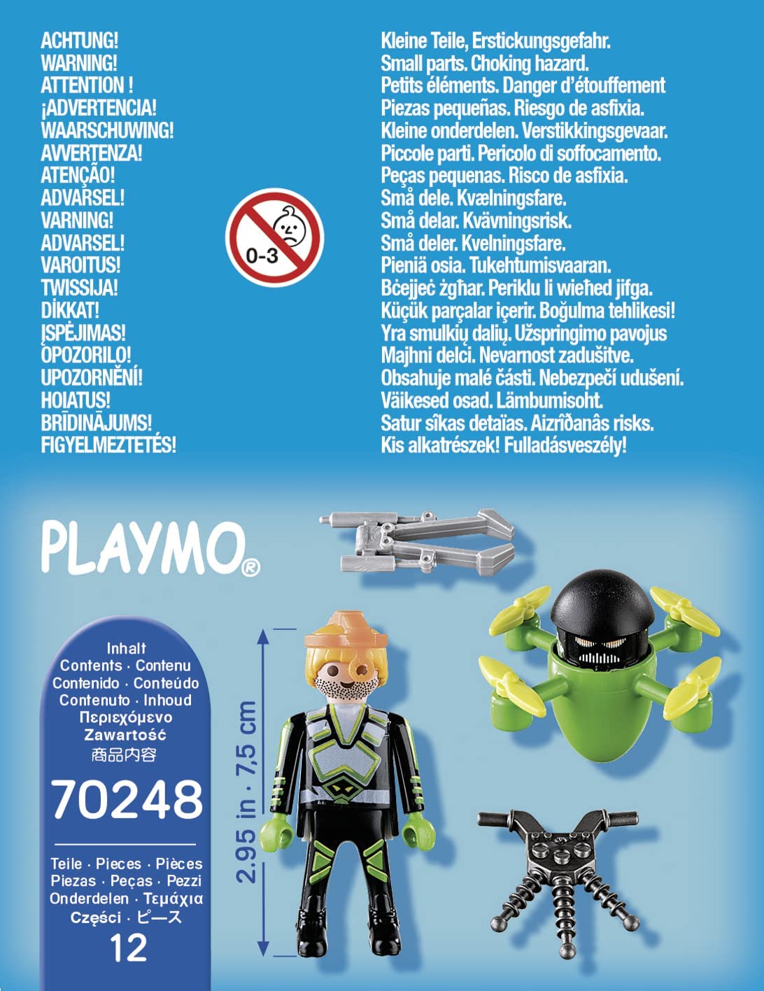 Jouet Playmobil - 70248 - Spécial PLUS - Agent avec drone 2