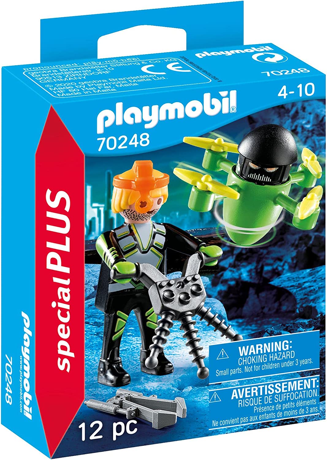 Jouet Playmobil - 70248 - Spécial PLUS - Agent avec drone 1