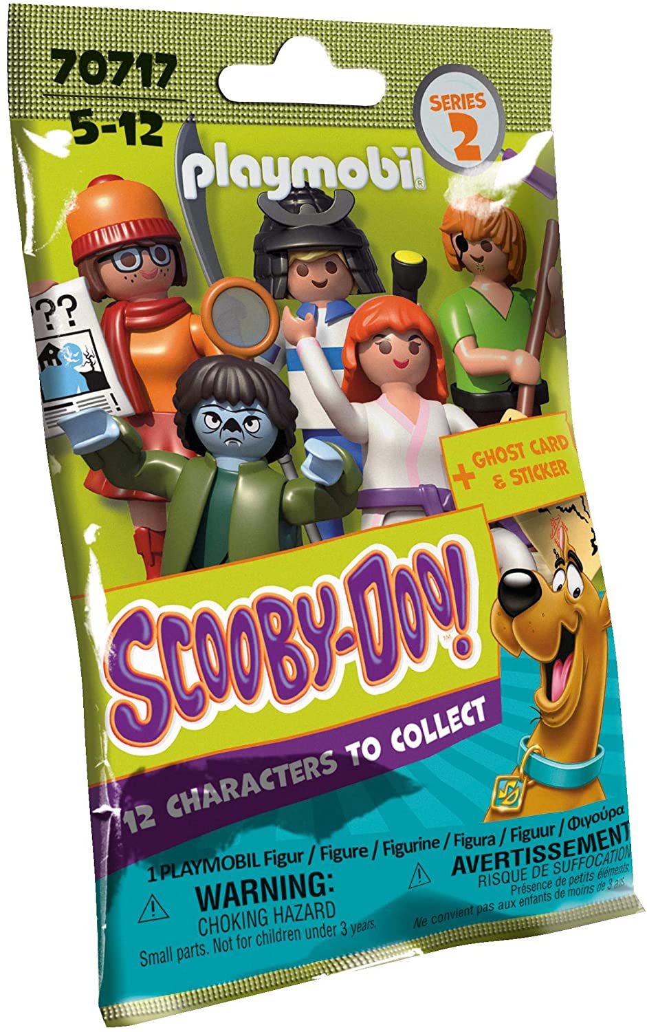Jouet Playmobil - 70717 - Scooby-doo series 2 - Figures Mystery ghost card 1