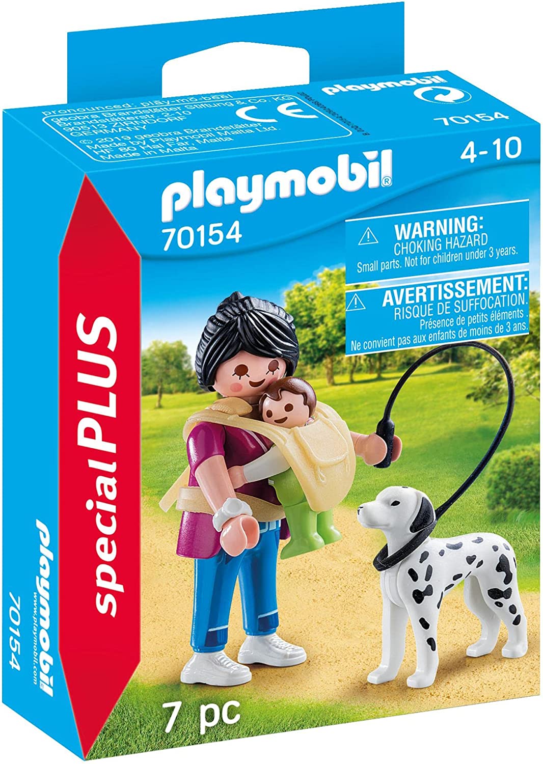 Jouet Playmobil - 70154 - Spécial PLUS - Maman avec Bébé et Chien 1