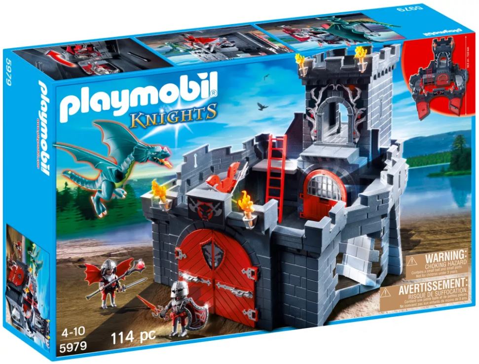 Jouet Playmobil - 5979 - Knights - Chateau avec dragon