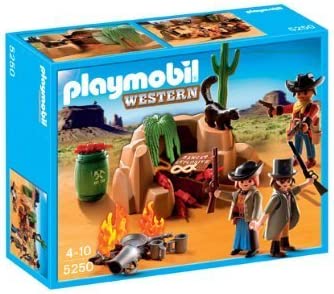 Jouet Playmobil - Western - 5250 - Repaire des Hors-La-Loi