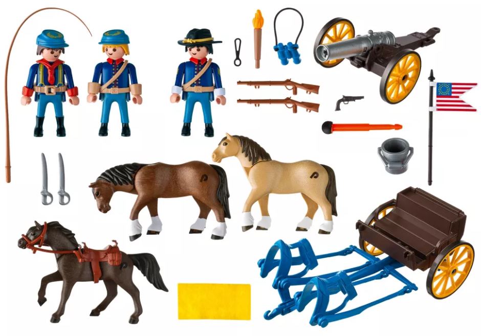 Jouet Playmobil - Western - 5249 - Calèche du capitaine Nordiste 2