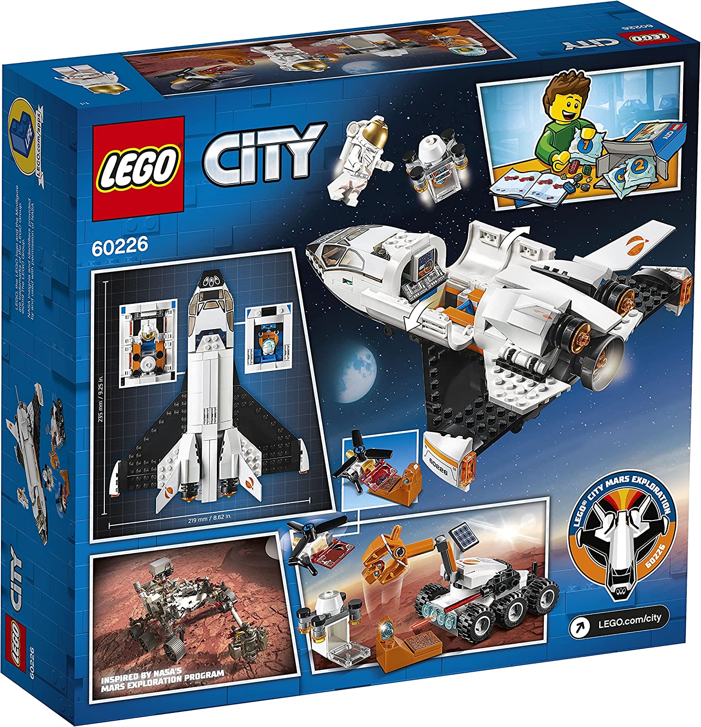 LEGO - City - 60226 - Space La Navette Spatiale 2