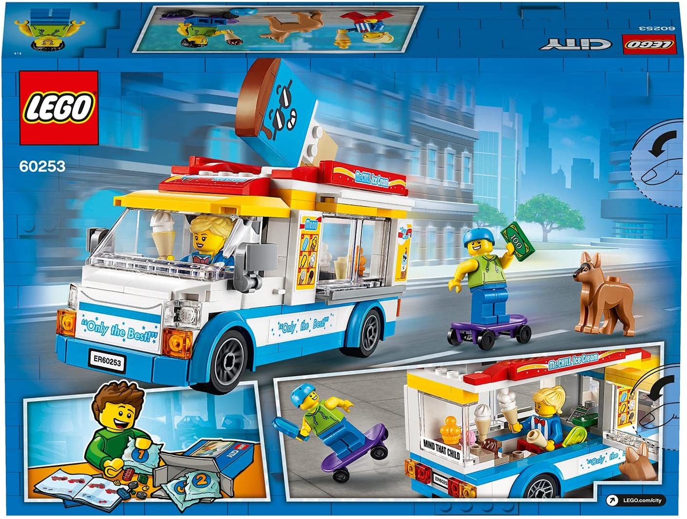 Jouet LEGO - City - 60253 - Le Camion de la Marchande de Glace 2