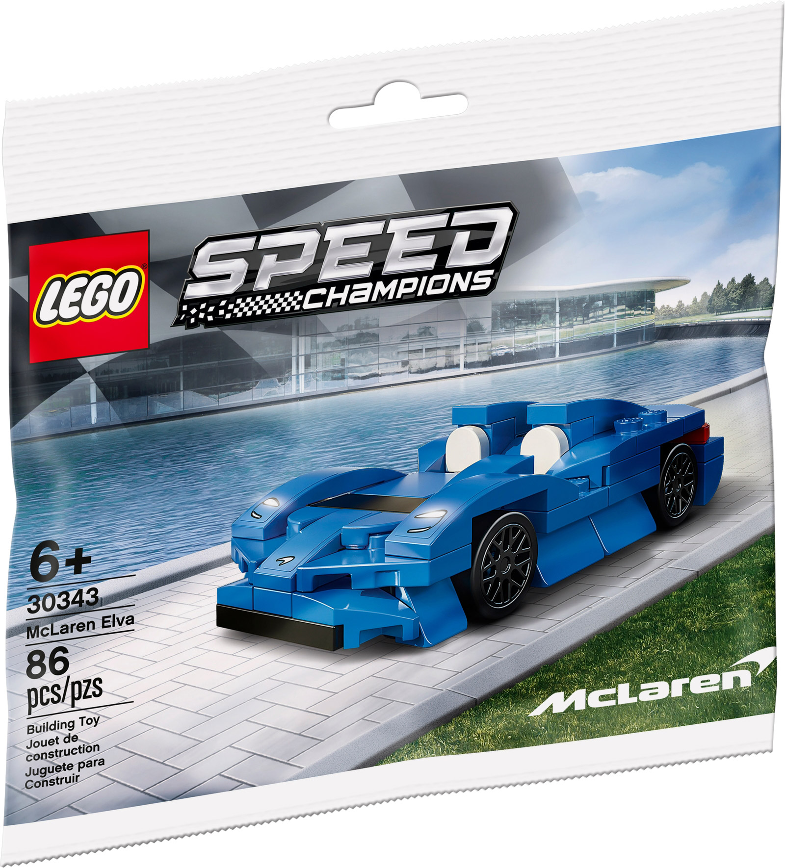 Jouet LEGO Speed Champion 30343-mclaren-elva-polybag