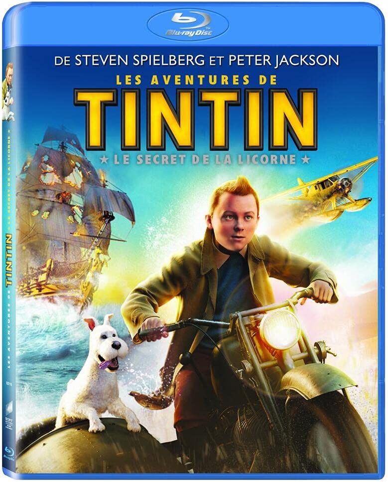 film anime blu-ray Les Aventures de Tintin Le Secret de la Licorne