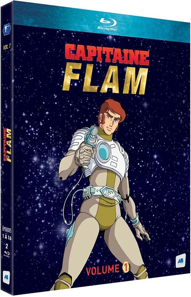 film anime blu-ray Capitaine Flam-Volume 1-Épisodes 1 à 16 [Version remasterisée]