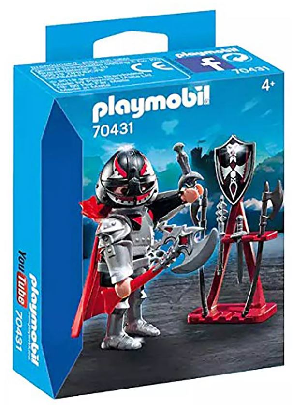 Jouet Playmobil - 70431 - Chevalier avec armes et porte bouclier