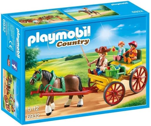 Jouet Playmobil - 6932 - Country - Calèche avec Attelage 1