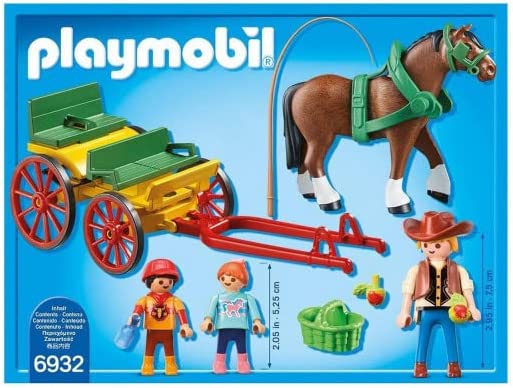 Jouet Playmobil - 6932 - Country - Calèche avec Attelage 2