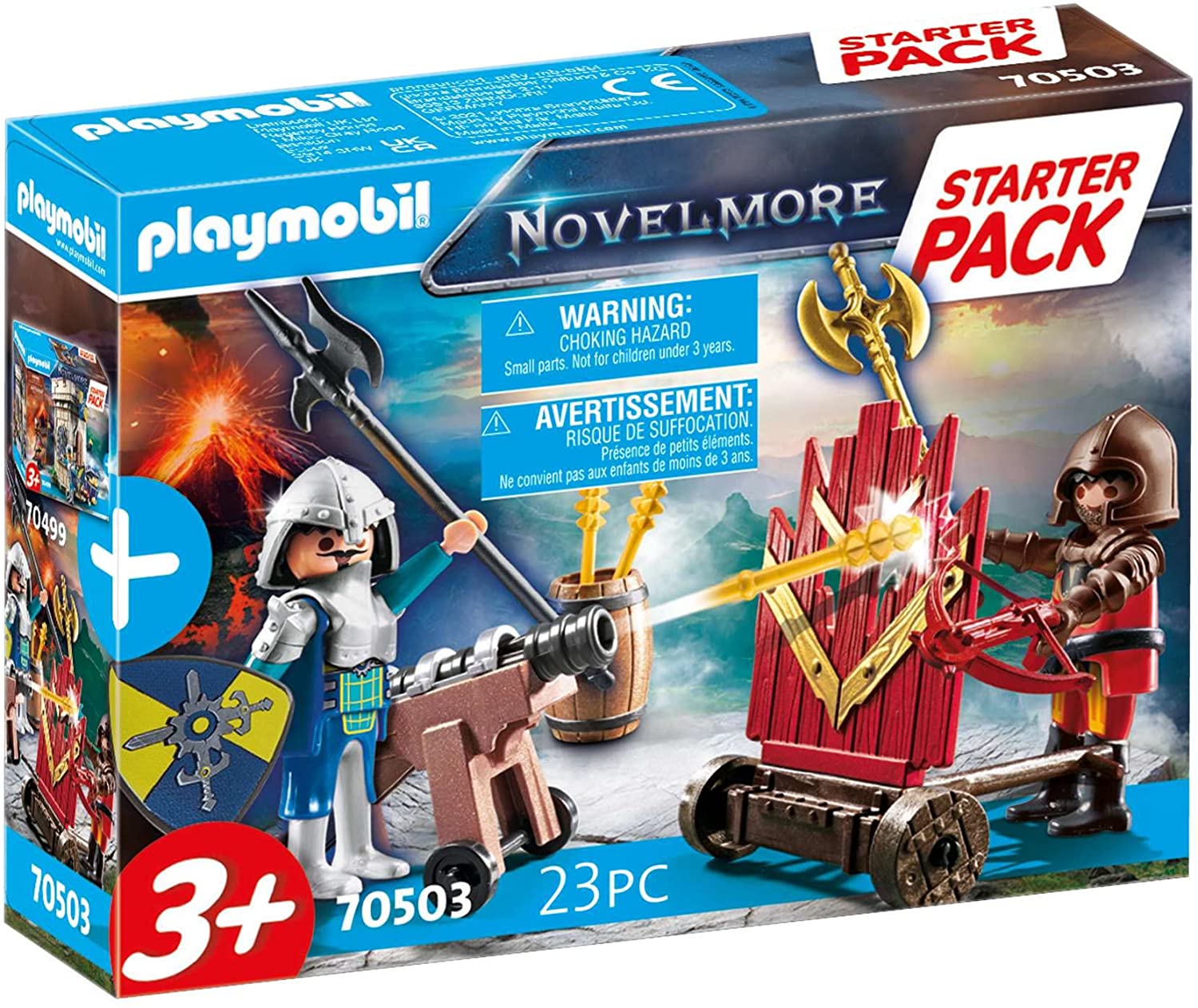 Jouet Playmobil - 70503 - Novelmore - Starter pack chevaliers