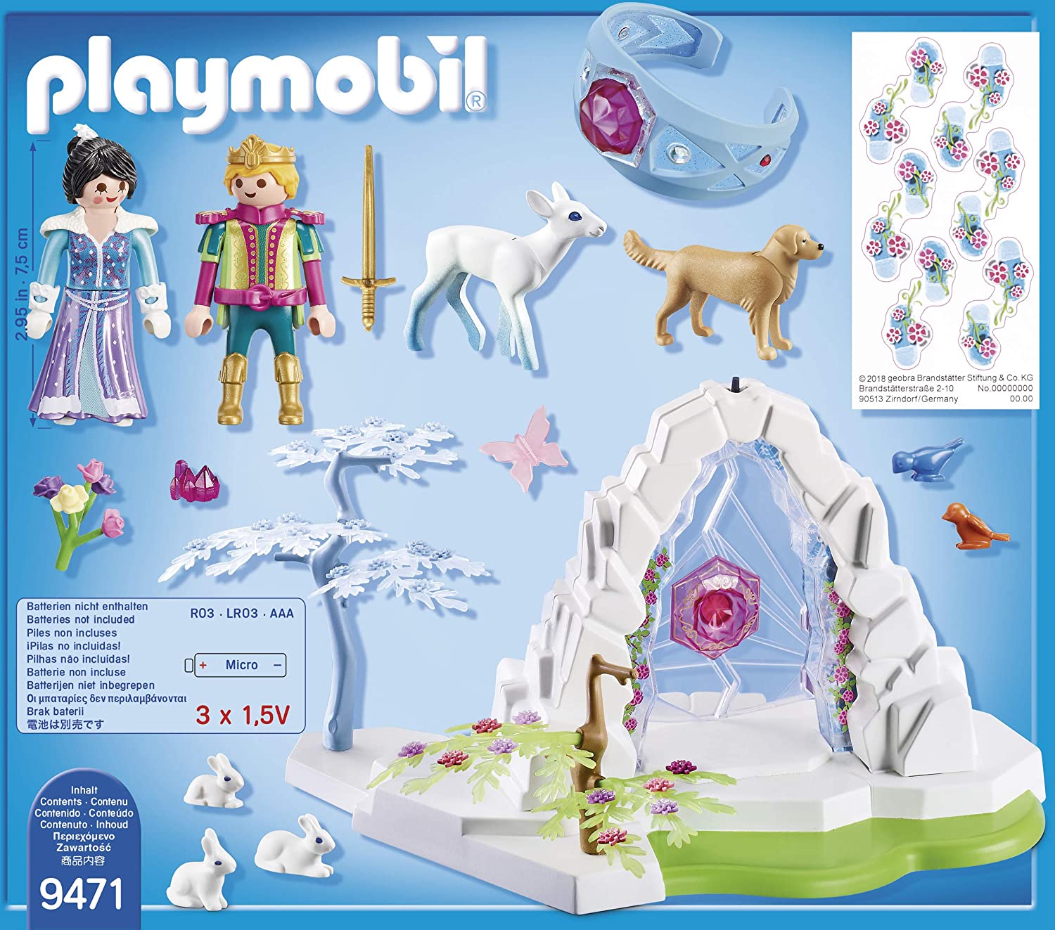 Jouet Playmobil - 9471 - Magic - Frontière Cristal du Monde de lhiver 2