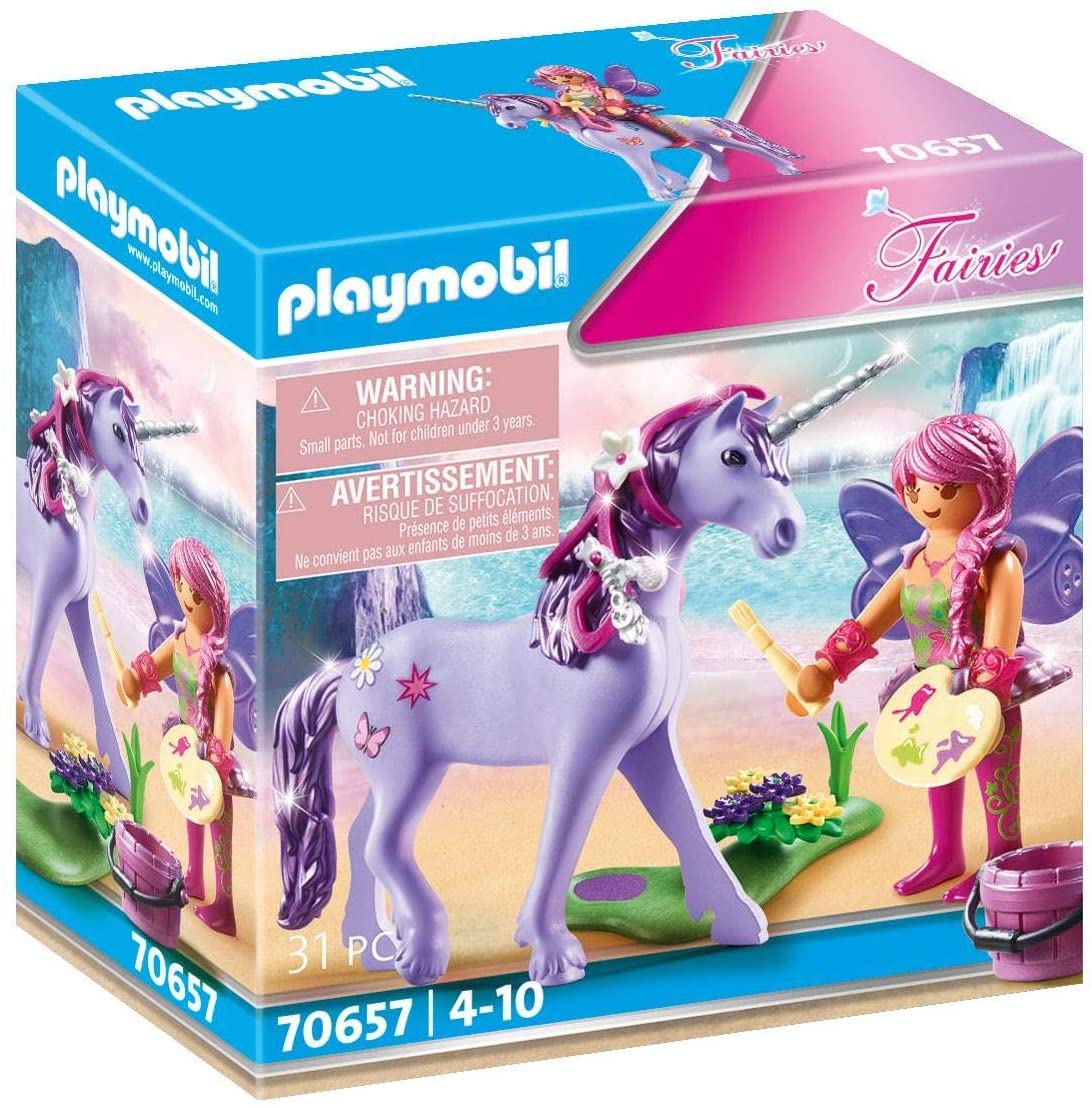 Playmobil - 70657 - Fairies - Licorne avec fée décorative