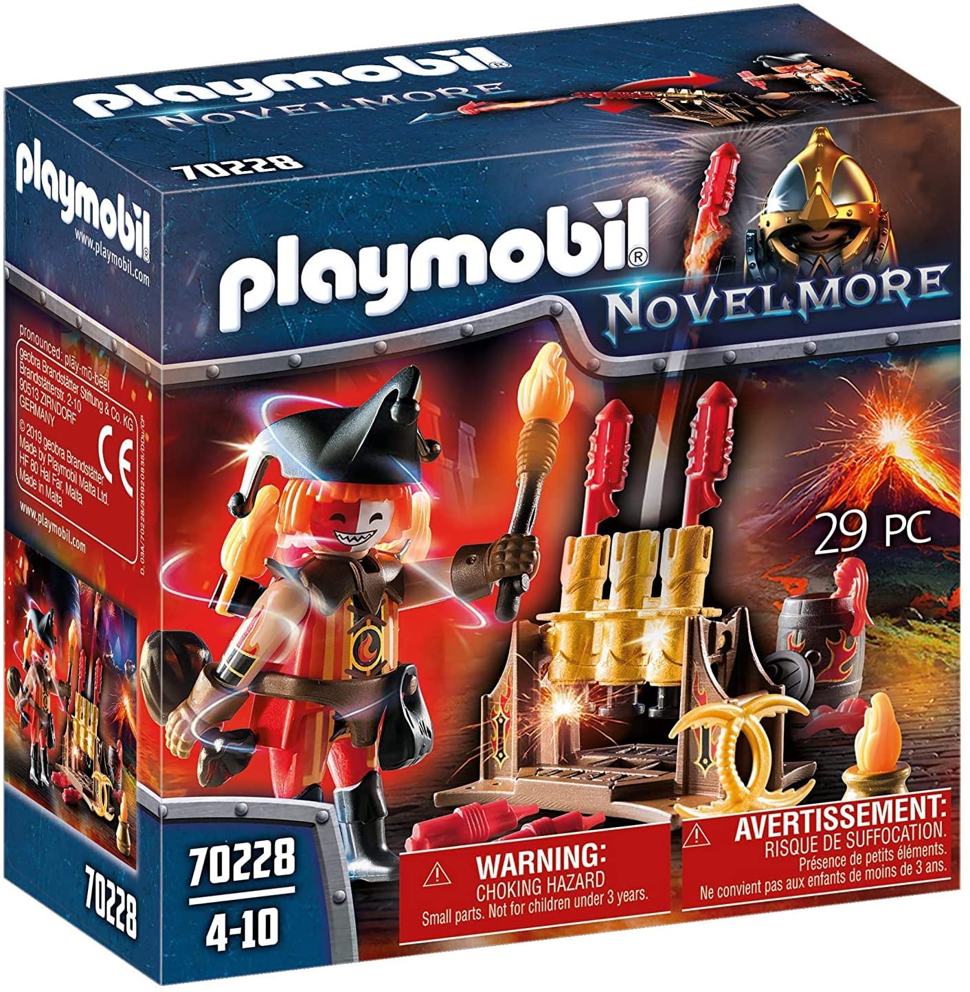 Jouet Playmobil - 70228 - Novelmore - Maître du Feu