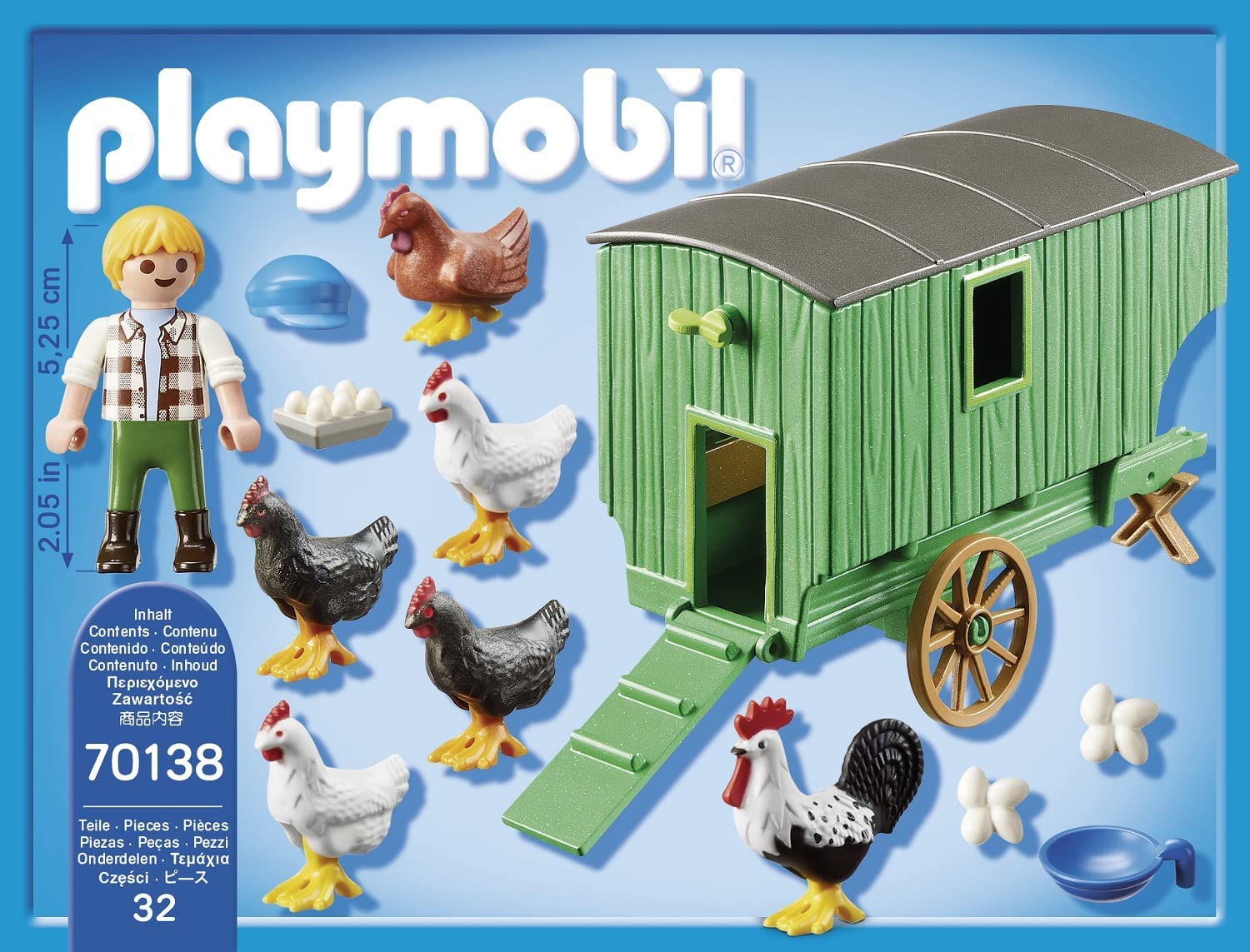 Playmobil - 70138 - Country -  La Vie à la Ferme Enfant et poulailler 2