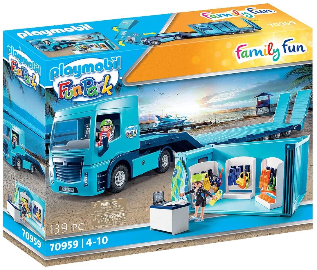 Playmobil - 70959 - Family Fun - FunPark Loquet avec conteneur