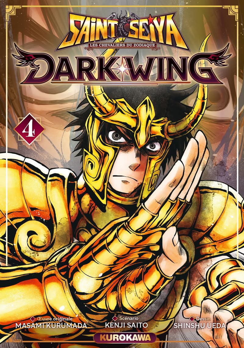 Manga Kurokawa shônen Saint Seiya Dark Wing tome 4