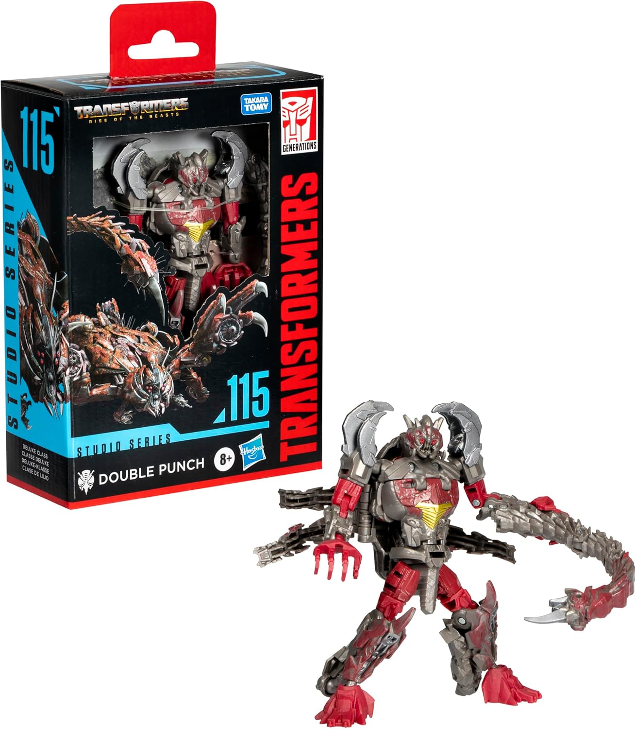 Jouet HASBRO Transformers studio Rise of the Beasts double punch action figure 2